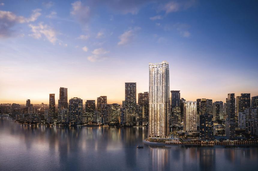The Residences At Mandarin Oriental, Miami — Developer rendering