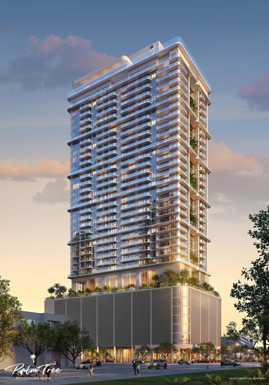 Palm Tree Residences Miami — Developer rendering